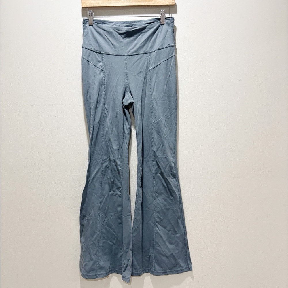 JoyLab Slate Gray Blue Activewear Flare Legging Pants Size Medium